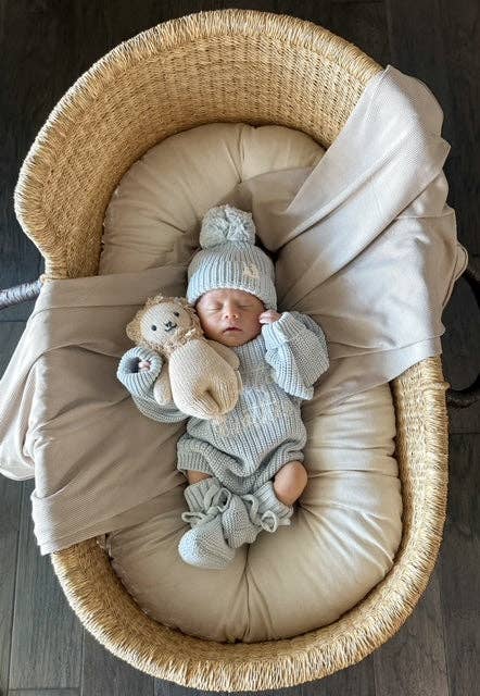 Sibling Announcement Romper - Little Brother: Sky / NB / Little Brother
