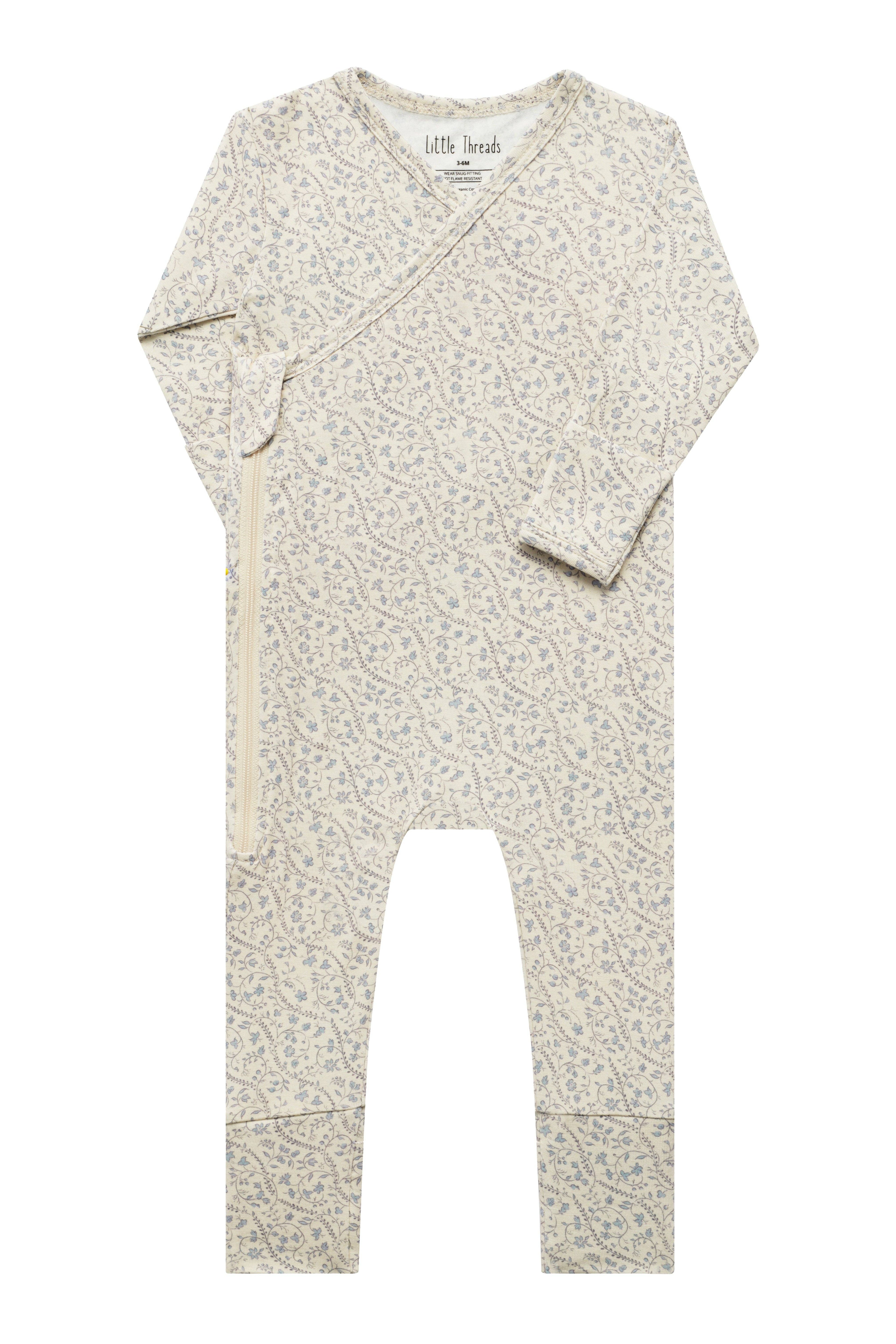 Bluebell Heirloom Vine Bamboo Wrap Footie